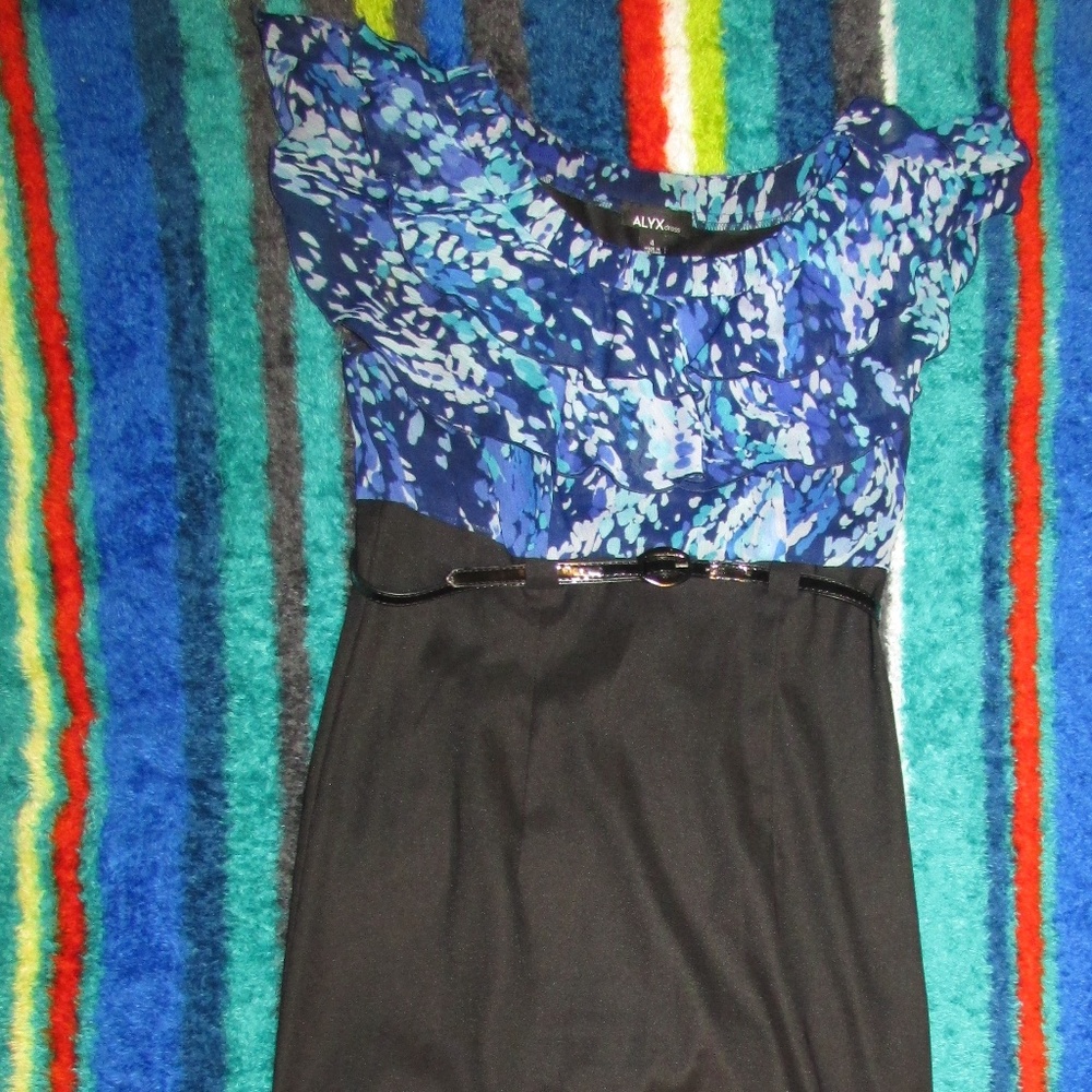 Blue Floral Dress